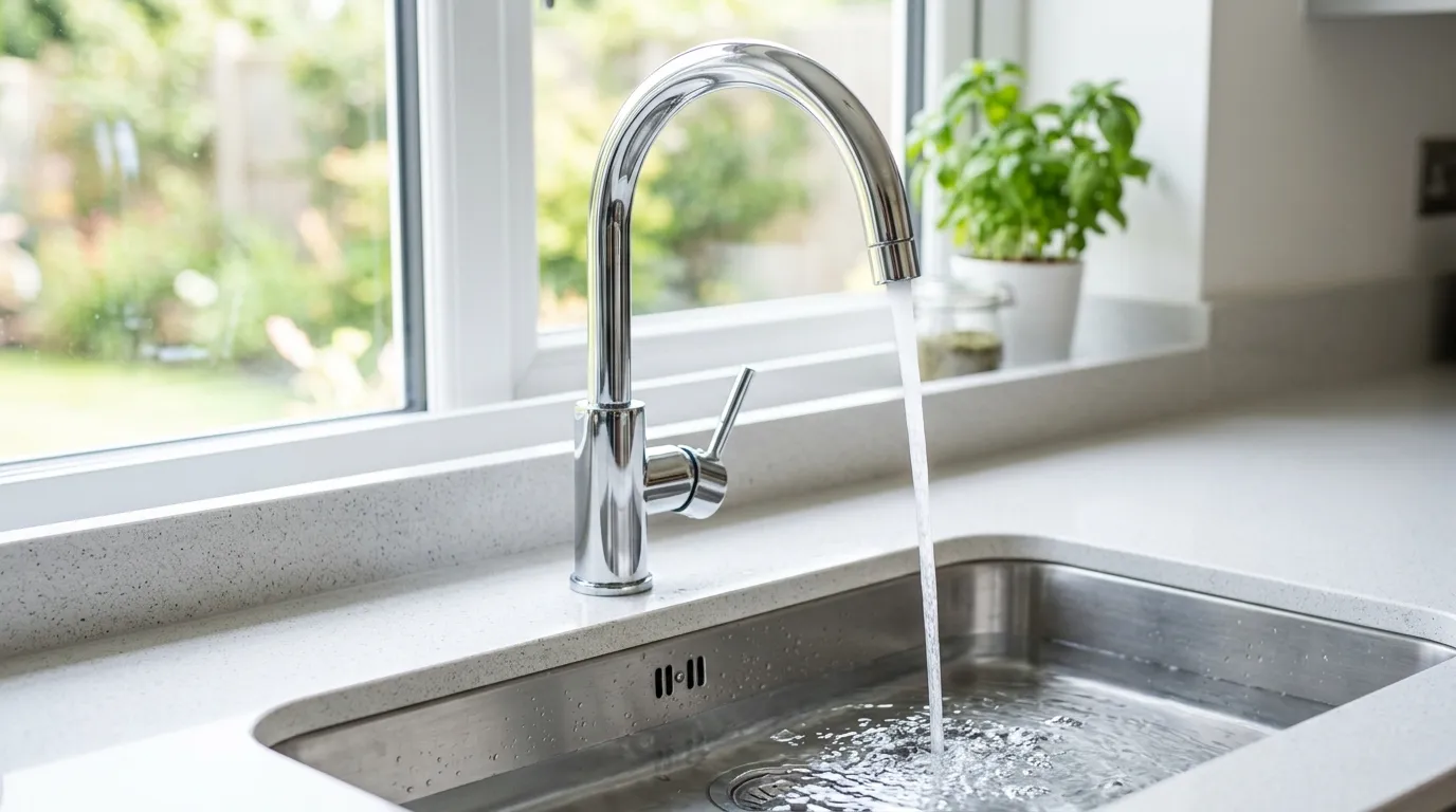 Local Plumbing Master Pros same day plumber fixing a faucet in Columbia, TN